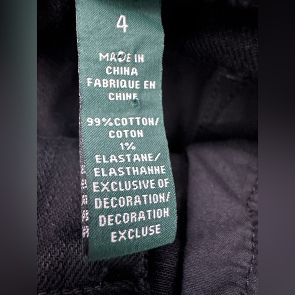 LRL Jeans Womens Black Manhattan Bootcut Denim Stretch NWOT - Picture 6 of 7